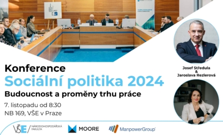 Konference Sociální politika 2024: Budoucnost a proměny trhu práce